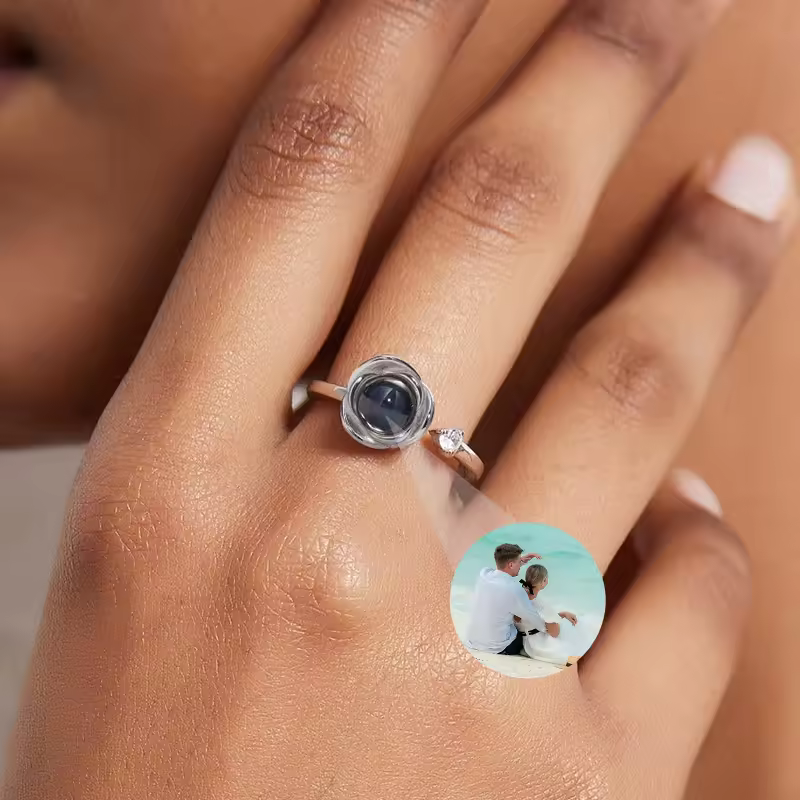 Custom photo ring